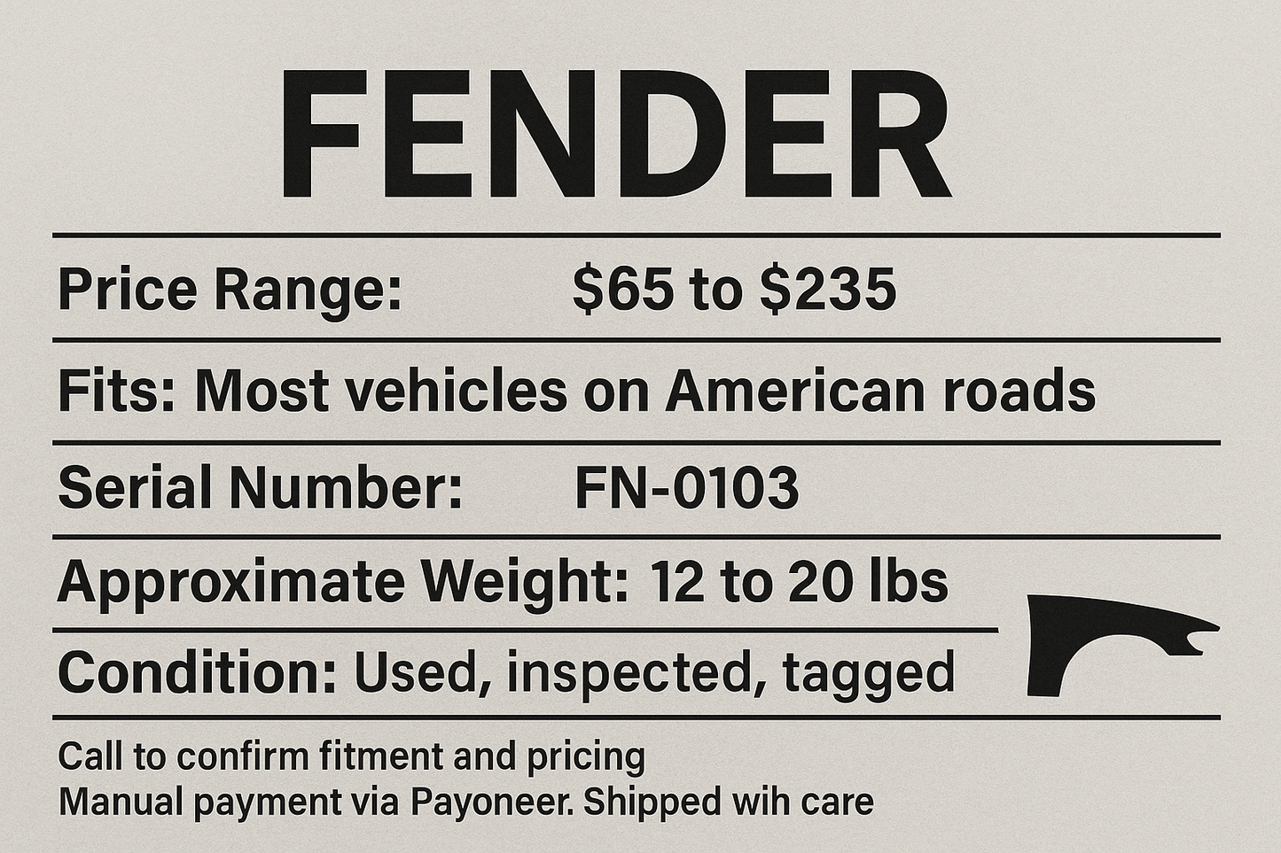 Fenders