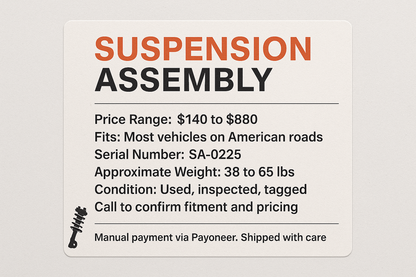 SUSPENSION ASSEMBLY