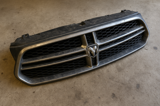 Only removed part in the yard, make it original and used, laid on the garage floor, make it realistic