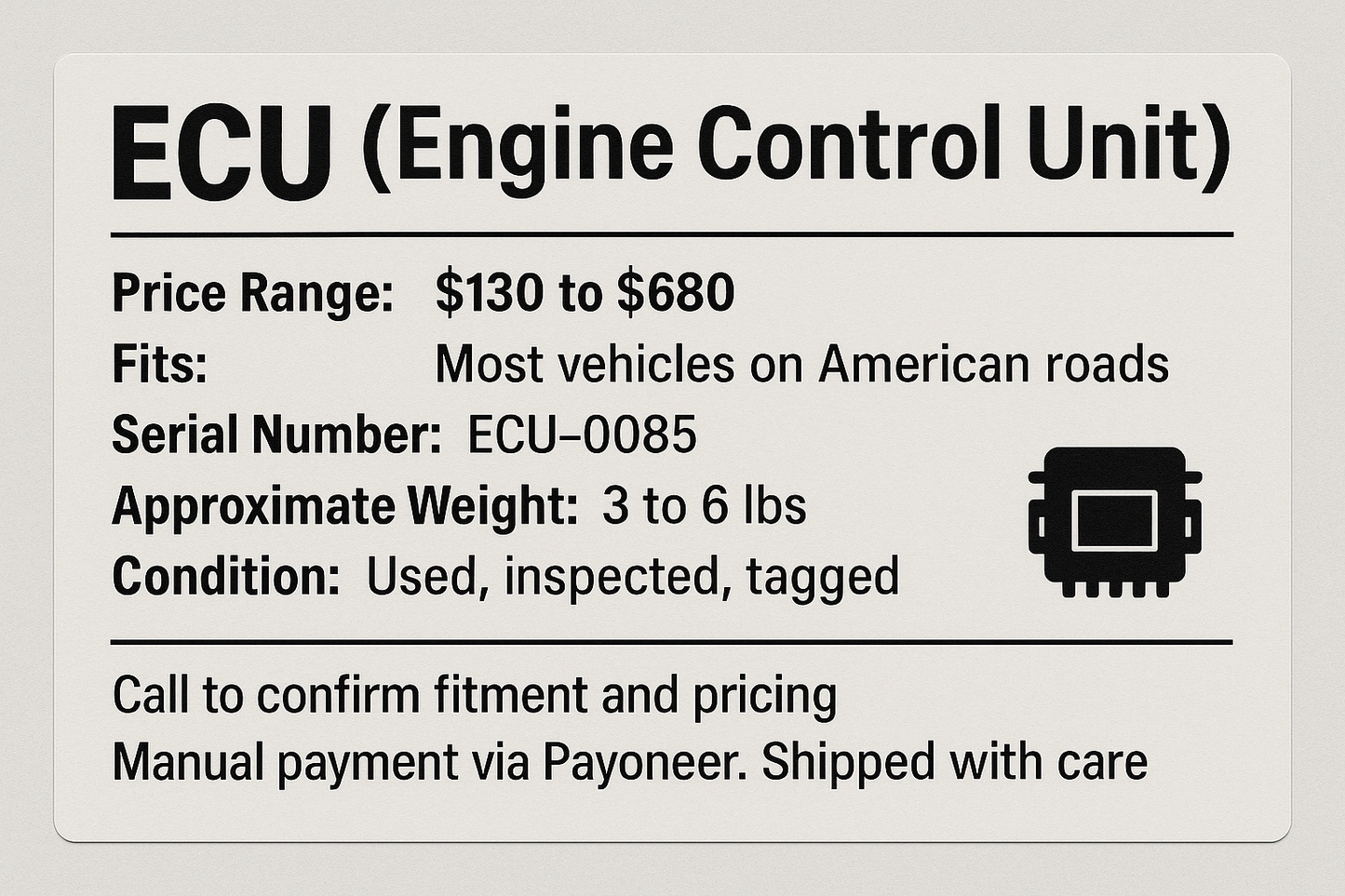 Price Range is not correct, its $130 to $680